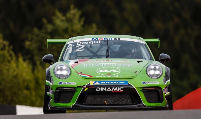 Cerqui protagonista a Spa