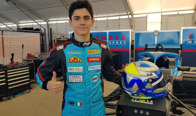 Nannini in pista per i test