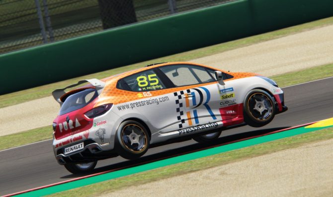 Palumbo sul podio con Press Racing