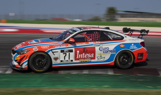 Meloni nella serie Sprint con la BMW GT4