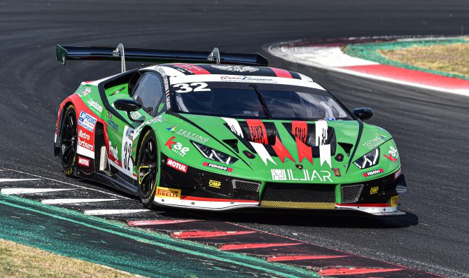 Vallelunga: pole della Lamborgini