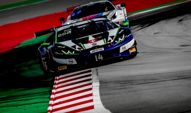 Barcellona: Feller (Lambo) in pole