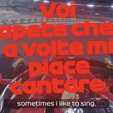 Vettel canta, ma non è il primo