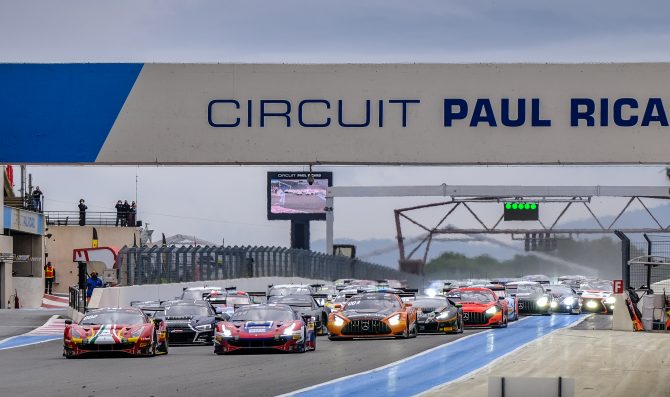 GT World, slittano i test del Ricard