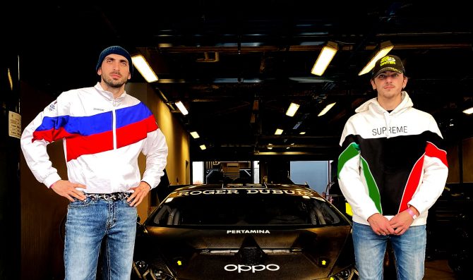 Gvazava con Cola nel Super Trofeo