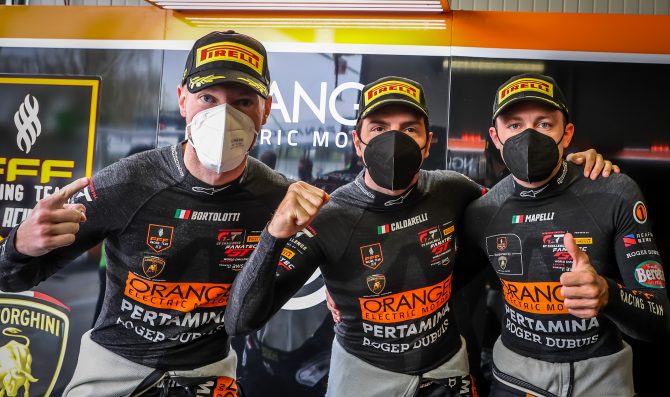 La Lamborghini in pole a Monza