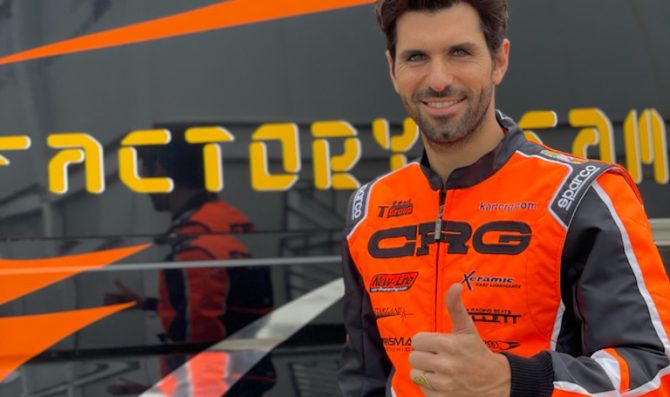 Alguersuari nei kart con CRG