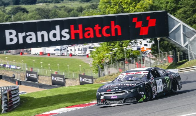 Another Legend Trophy win for Max Lanza in the EuroNASCAR UK GP