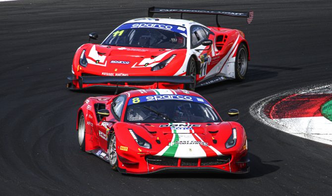 Vallelunga, Audi e Ferrari nelle libere