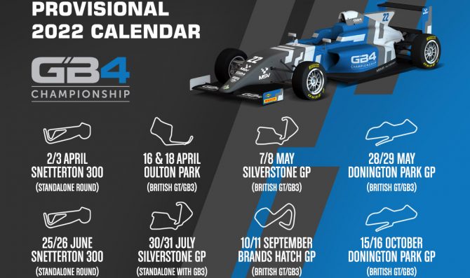 GB4 announces 2022 calendar