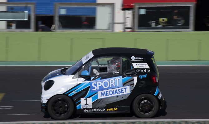 SportMediaset in pista con Federico Leo sulla smart e-cup